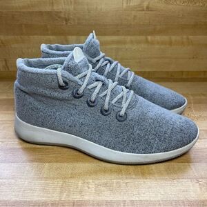 Allbirds Wool Runner-Up Mizzle 1019 NV1 Gray Running High Top Shoes Size 11